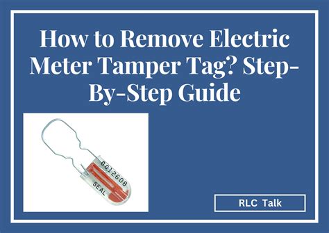 electric meter box tampering|electric meter tamper tag removal.